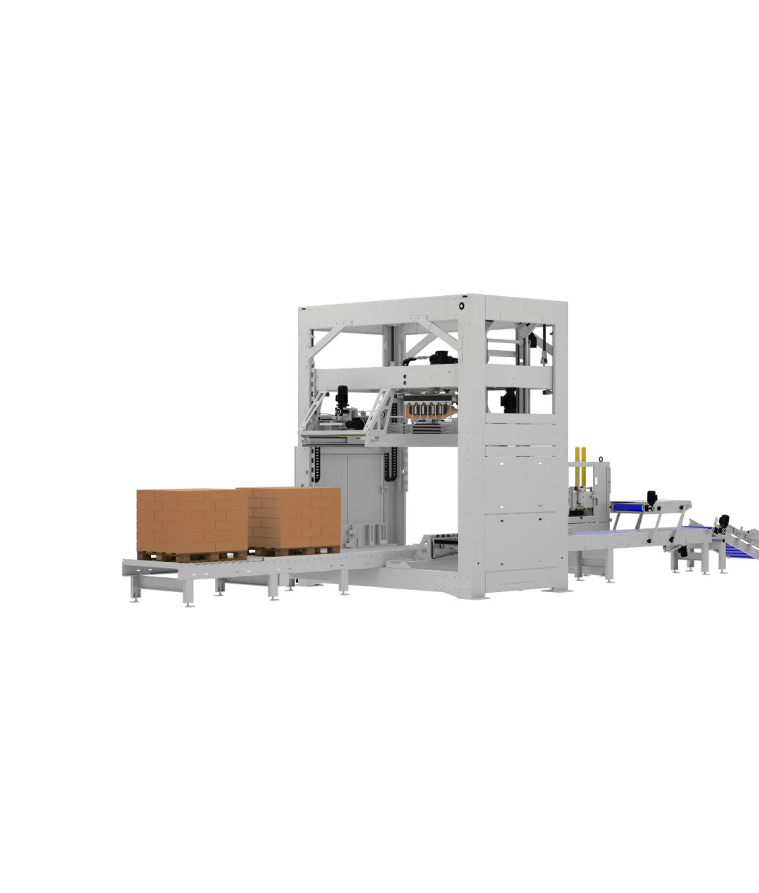 paletizadora-automatica-de-entrada-nivel-bajo-con-pinza-robotizada-ILERPAL L-14