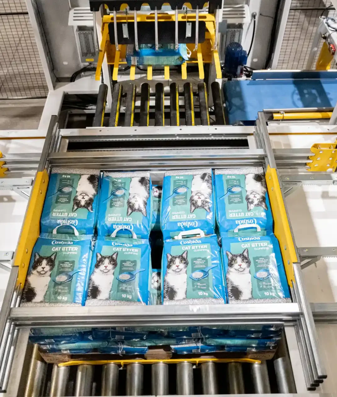 paletizadora-automatica-de-entrada-nivel-bajo-con-pinza-robotizada-ILERPAL L-2