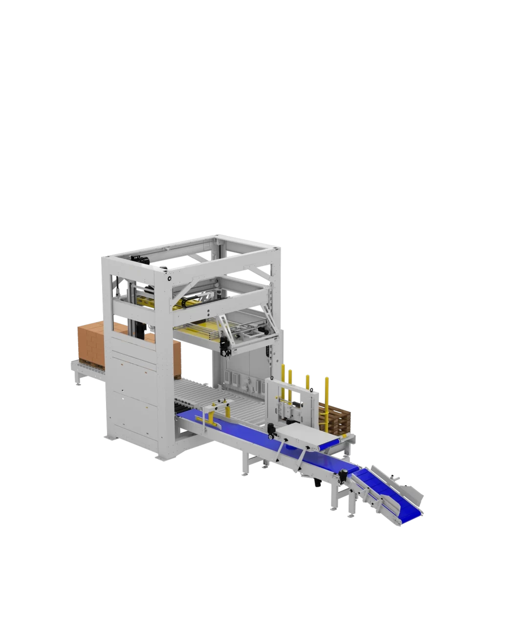 paletizadora-automatica-de-entrada-nivel-bajo-con-pinza-robotizada-ILERPAL L-4_1