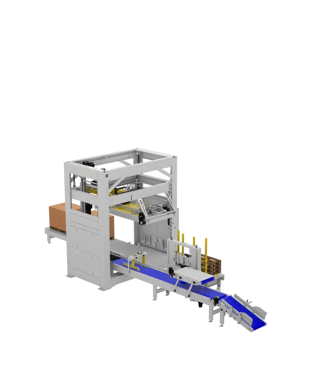 paletizadora-automatica-de-entrada-nivel-bajo-con-pinza-robotizada-ILERPAL L-4_1